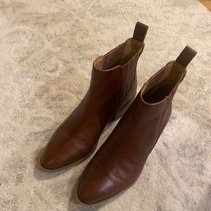 Brown booties